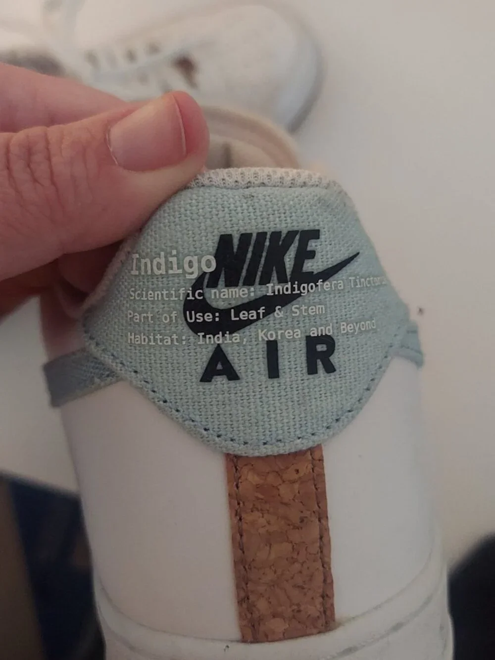 Nike Air Force 1s, Indigo colorway (2021), size 9.5
